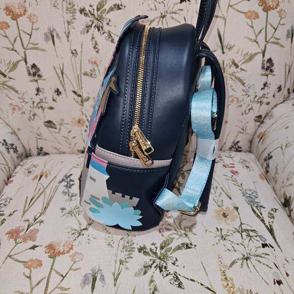 Exclusive Disneyland Paris Sleeping Beauty Castle Loungefly Backpack - Picture 2 of 7